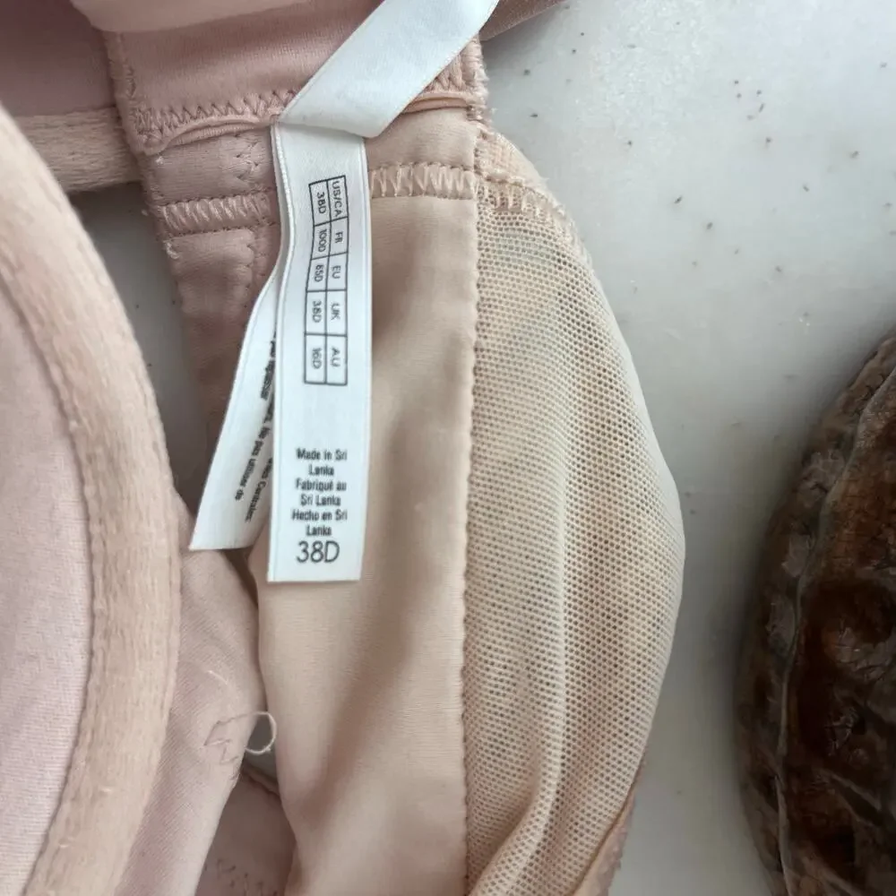 Le Mystère Push Up Underwire Classic Bra Nude Beige 38D Classic
